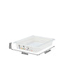 (6 sztuk) CAMBRO | SafeTrak – pojemniki z polipropylenu GN 1/2 – kolor mleczny – wysokość: 65 mm
