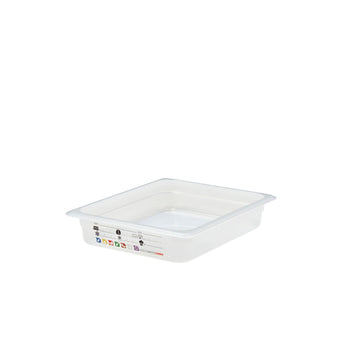 (6 sztuk) CAMBRO | SafeTrak – pojemniki z polipropylenu GN 1/2 – kolor mleczny – wysokość: 65 mm