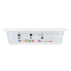 (6 sztuk) CAMBRO | SafeTrak – pojemniki z polipropylenu GN 1/2 – kolor mleczny – wysokość: 65 mm