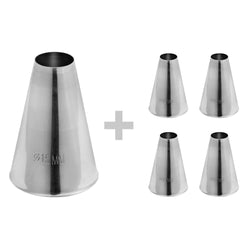 (5 sztuk) Końcówki cukiernicze - okrągłe