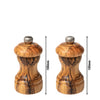 (6 sztuk) PEUGEOT | BISTRO – Młynek do soli i do pieprzu – drewno oliwne – wysokość: 100 mm