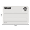 (24 sztuki) CAMBRO | Etykiety obrotowe StoreSafe® – bez nadruku – 250 etykiet w rolce
