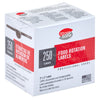 (24 sztuki) CAMBRO | Etykiety obrotowe StoreSafe® – bez nadruku – 250 etykiet w rolce