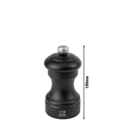 (6 Stück) PEUGEOT | BISTRO - Pfeffermühle - Holz - Schwarz Matt - Höhe: 100mm