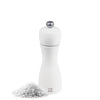 (6 sztuk) PEUGEOT | TAHITI – Młynek do soli – drewno – matowa biel – wysokość: 150 mm