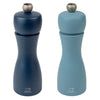 (6 sztuk) PEUGEOT | TAHITI LUFT – młynki do soli i do pieprzu – drewno – niebieski – wysokość: 150 mm