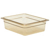 (6 szt.) CAMBRO | Pojemnik GN 1/2 H-PAN™ – wysokość: 100 mm – odporny na wysoką temperaturę – bursztynowy, zdjęcie 3 z 3
