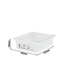 (6 sztuk) CAMBRO | SafeTrak – pojemniki z polipropylenu GN 1/2 – kolor mleczny – wysokość: 100 mm