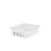(6 sztuk) CAMBRO | SafeTrak – pojemniki z polipropylenu GN 1/2 – kolor mleczny – wysokość: 100 mm