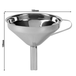 (6 sztuk) FUCHS | DELFIN® Lejek do resztek z sitkiem – Ø 127 mm – stal nierdzewna