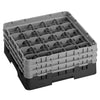 CAMBRO | CAMRACK® - kosz do mycia szklanek 1/1 - 25 przegródek - z 3 przedłużkami - 500x500mm - Czarny