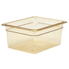 (6 sztuk) CAMBRO | H-PAN™ – pojemnik żaroodporny GN 1/2 – kolor bursztynowy – wysokość: 150 mm