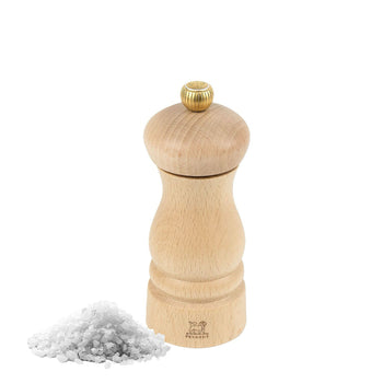 (6 sztuk) PEUGEOT | CLERMONT - młynek do soli - drewno - naturalny - wysokość: 130 mm