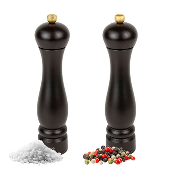 (6 sztuk) PEUGEOT | CLERMONT - Młynki do soli i pieprzu - Drewno czekoladowe - Wysokość: 240 mm - Prime Gastro