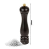 PEUGEOT | Clermont Salt Mill – 24 cm height - beech wood - chocolate - hardened steel mechanism - top-screw grind