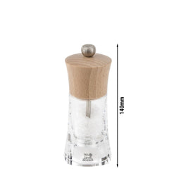 (6 sztuk) PEUGEOT | OLÉRON – młynek do soli – drewno/akryl – wysokość: 140 mm
