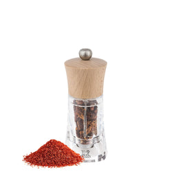 (6 sztuk) PEUGEOT | OLÉRON – Młynek do chili – drewno/akryl – wysokość: 140 mm