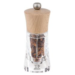 (6 sztuk) PEUGEOT | OLÉRON – Młynek do chili – drewno/akryl – wysokość: 140 mm