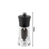 (6 pcs) PEUGEOT | Pepper mill MOLÈNE – acrylic – height: 140 mm – black