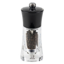 (6 sztuk) PEUGEOT | MOLÈNE – Młynek do pieprzu – akryl – czarny – wysokość: 140 mm