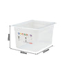 (6 sztuk) CAMBRO | SafeTrak – pojemniki z polipropylenu GN 1/2 – kolor mleczny – wysokość: 200 mm