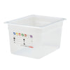 (6 sztuk) CAMBRO | SafeTrak – pojemniki z polipropylenu GN 1/2 – kolor mleczny – wysokość: 200 mm