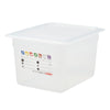 (6 sztuk) CAMBRO | SafeTrak – pojemniki z polipropylenu GN 1/2 – kolor mleczny – wysokość: 200 mm