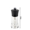 (6 sztuk) PEUGEOT | MOLÈNE – młynek do soli – akryl – czarny – wysokość: 140 mm