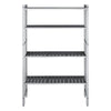 Regał aluminiowo‑polipropylenowy - 1080x360x1800mm - 4 półek - Nośność: 900kg