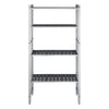 Regał aluminiowo‑polipropylenowy - 660x360x1800mm - 4 półek - Nośność: 900kg