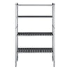 Regał aluminiowo‑polipropylenowy - 960x460x1800mm - 4 półek przestawnych - Nośność na półkę: 175kg