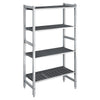 Regał aluminiowo‑polipropylenowy - 780x460x1800mm - 4 półek - Nośność: 900kg