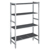 Regał aluminiowo‑polipropylenowy - 960x560x1800mm - 4 półek - Nośność: 900kg