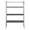 Regał aluminiowo‑polipropylenowy - 1200x560x1800mm - 4 półek przestawnych - Nośność na półkę: 175kg