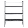 Regał aluminiowo‑polipropylenowy - 1500x560x1800mm - 4 półek - Nośność: 900kg