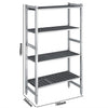 Półka aluminiowa - 780x560x1800mm - z 4 półek (STAŁE) - Udźwig: 900kg
