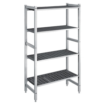 Półka aluminiowa - 780x560x1800mm - z 4 półek (STAŁE) - Udźwig: 900kg