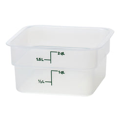 (6 sztuk) CAMBRO | CAMSQUARES® – pojemniki – 1,9 litra – przezroczyste