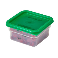 (6 sztuk) CAMBRO | CAMSQUARES® – pojemniki – 1,9 litra – przezroczyste