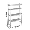 Aluminium Base Shelf - 1066x360mm - Load capacity: 450kg