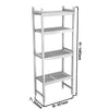 Basic shelves made of aluminum (anodized) - 651 x 1685 mm