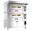 Gas pizza oven - 9+9x33cm - Manual - including hood & proofer