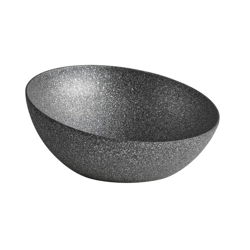 (6 sztuk) Miska - FROSTFIRE - aluminium - 1,9 litra - Ø 265 mm - szara w cętki