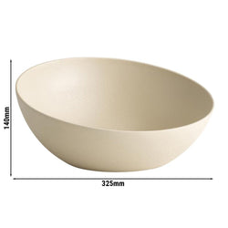 (6 sztuk) Miska - FROSTFIRE - aluminium - 3 litry - Ø 325 mm - beżowa