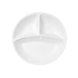 (12 sztuk) THERMO FUTURE BOX | Talerze porcelanowe – okrągłe – trzyczęściowe – białe