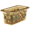 (6 szt.) CAMBRO | H-PAN™ - Płaski pokrywka GN 1/3 - bursztynowy