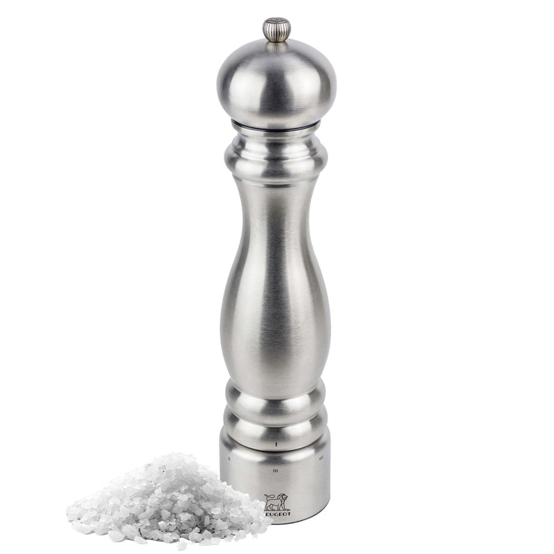 (3 Stück) PEUGEOT | PARIS CHEF - Salzmühle - u'Select - Edelstahl - Höhe: 300mm