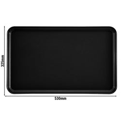 (12 sztuk) CAMBRO | CAMTREAD® – taca z włókna szklanego – prostokątna – 325 x 530 mm – czarna