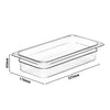 (6 szt.) CAMBRO | Pojemnik GN 1/3 CAMVIEW® – kopolimer – wysokość: 65 mm – bez BPA – przezroczysty, zdjęcie 2 z 3