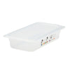 (6 sztuk) CAMBRO | SafeTrak – pojemniki z polipropylenu GN 1/3 – kolor mleczny – wysokość: 65 mm
